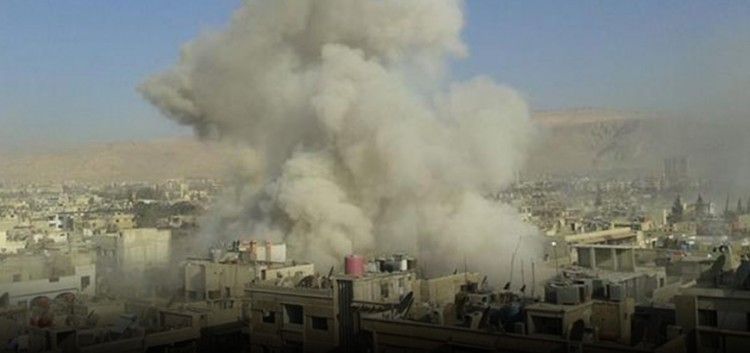 4 شهداء وعشرات الجرحى في غارات روسية على مدينة دوما في ريف دمشق الشرقي