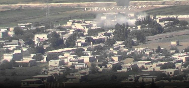 سقوط صاروخين على الرصيف وشطحة الخاضعتين لسيطرة النظام في ريف حماه بسبب عطل راجمة صواريخ