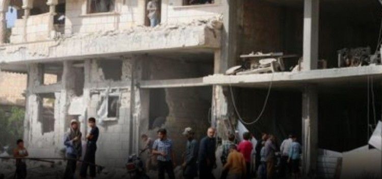 جرحى مدنيون في غارات روسية على مدينتي الباب ودير حافر في ريف حلب الشرقي