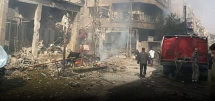 الطيران الروسي يرتكب مجزرة في مدينة دوما بريف دمشق راح ضحيتها 10 شهداء كحصيلة أولية