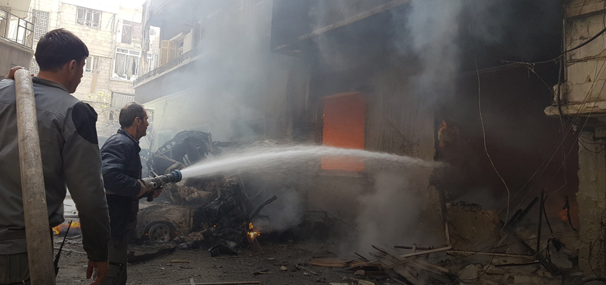 غارات عنيفة تزهق أرواح 75 مدنياً في الغوطة الشرقية
