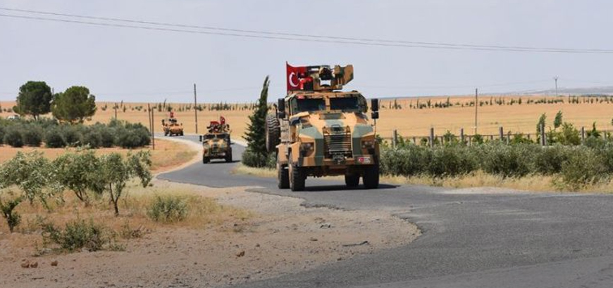 القوات التركية والأمريكية تسيران الدورية المستقلة الـ 25 في منطقة منبج